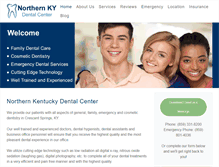 Tablet Screenshot of nkydentalcenter.com